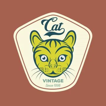 Cat logo Stock Illustration