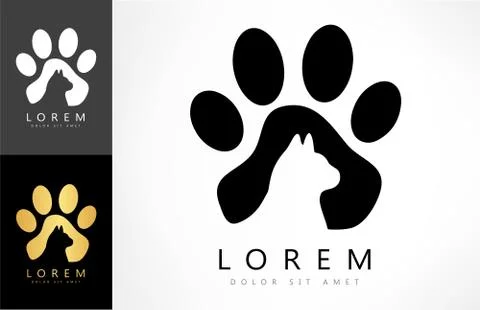 Cat logo Stock Illustration