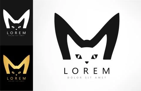 Cat logo Stock Illustration