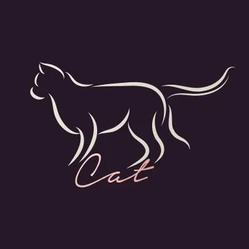 CAT logo vector Stock Illustration