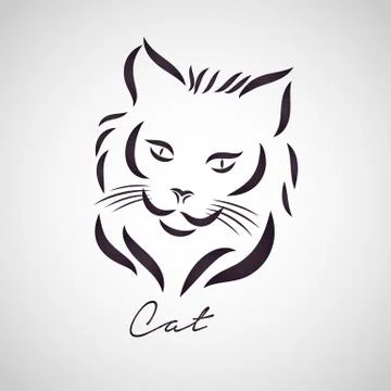 CAT logo vector Stock Illustration