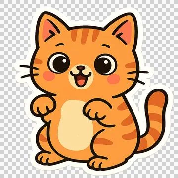 Cat Love Stock Illustration