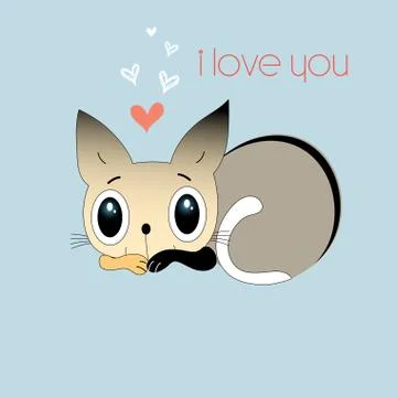 Cat lover Stock Illustration