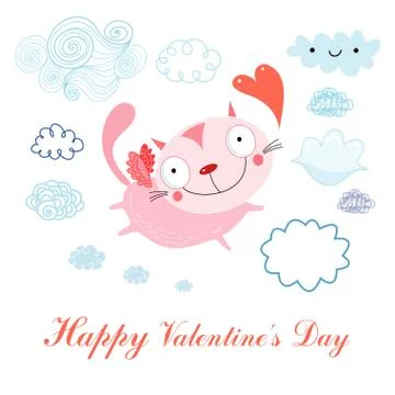 Cat lover Stock Illustration