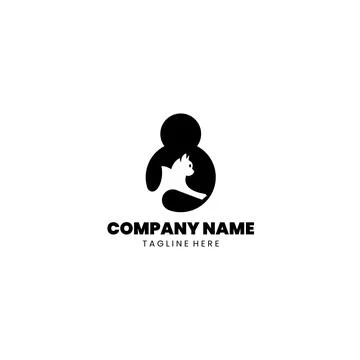 Cat lover logo Design vector イラスト素材
