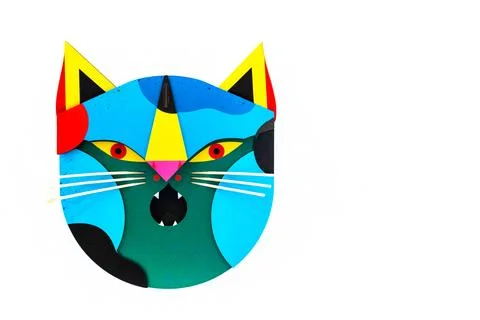 Cat mask Stock Illustration
