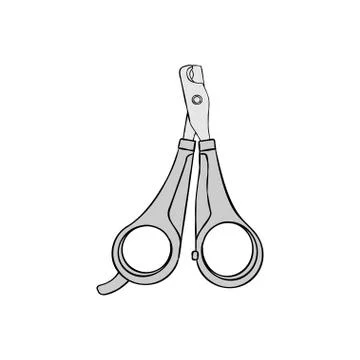 Cat nail clipper Stock Illustration