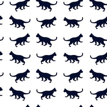CAT Pattern Stock Illustration