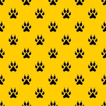 Cat paw pattern Stockillustratie