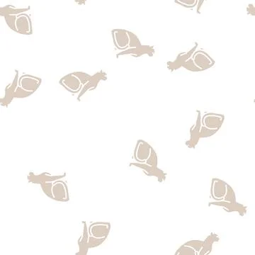 Cat pet glyph seamless pattern イラスト素材