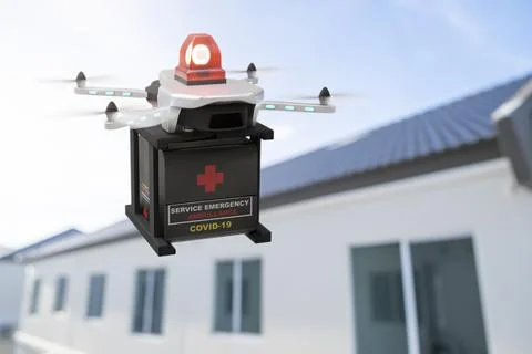 Cat robot for industry 4.0 3d render Stock Illustration