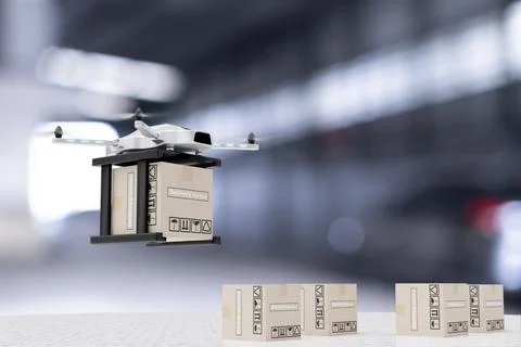 Cat robot for industry 4.0 3d render Stock Illustration