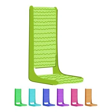 Cat scratching post helping feline health and behavior graphic Stock Illustration