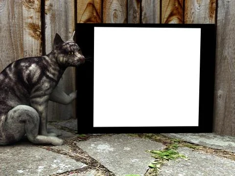 Cat Sign Stock Illustration