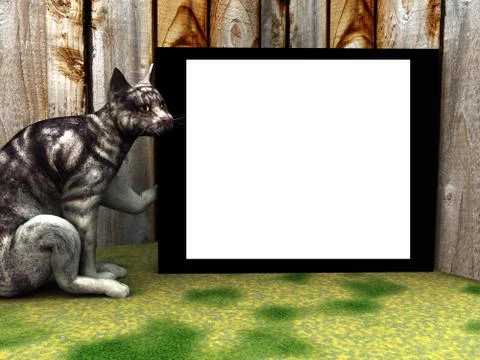 Cat Sign Stock Illustration