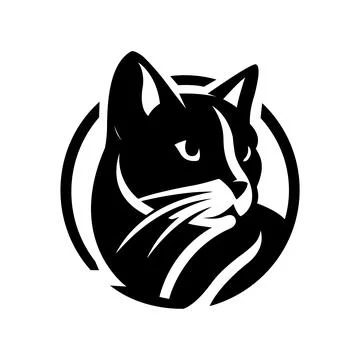 Cat Silhouette Vector Stock Illustration