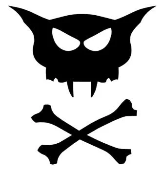 Cat Skull Stock Illustration