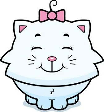 Cat Smiling Stock Illustration