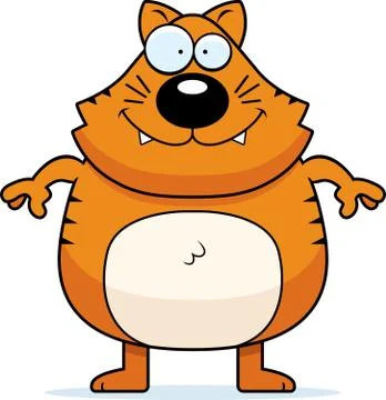 Cat Smiling Stock Illustration