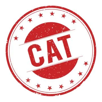 CAT stamp sign Stock Illustration