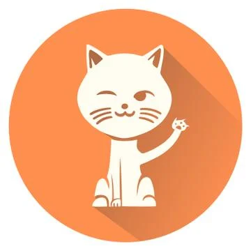 Cat symbol Stock-Illustration