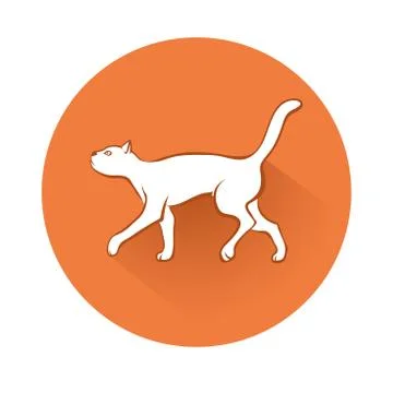 Cat symbol Ilustración de archivo