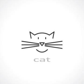 Cat symbol Stock Illustration