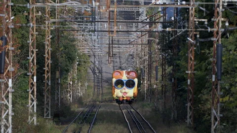 The Kintetsu Ikoma Cable Car is Famous f | Stock Video | Pond5