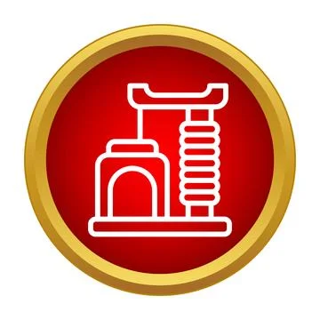 Cat tree icon illustrating pet accessories and feline entertainment Stock Illustration