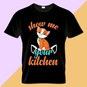Cat typography t-shirt vector design Ilustración de archivo