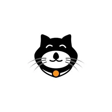 Cat vector design template illustration Stock Illustration