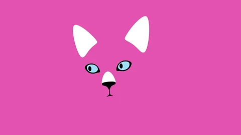 Cat Vector Footage Full Hd Resolution HD Animal Motion Graphic Stock Footage 179496615