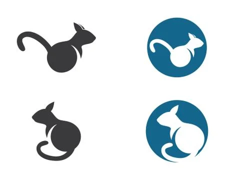 Cat vector icon Stock Illustration