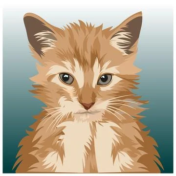 Cat vector illustration 01 Illustrazione stock