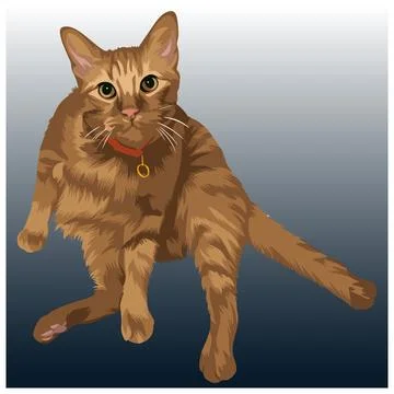 Cat vector illustration 011 Illustrazione stock