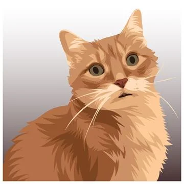 Cat vector illustration 04 Illustrazione stock