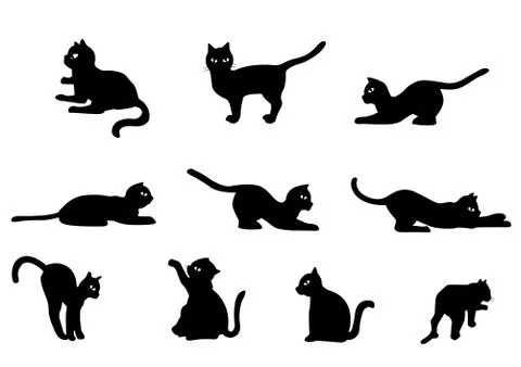 Cat Vector Illustrazione stock