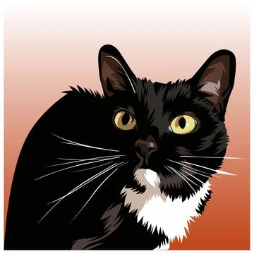 Cat vector illustration 05 Illustrazione stock