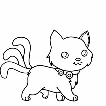 Cat vector illustration  Illustrazione stock