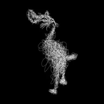 Cat vector sketch illustration Stock Illustration