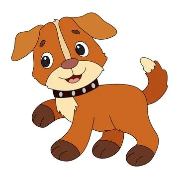 Cat is walking on a white background Stock Illustration