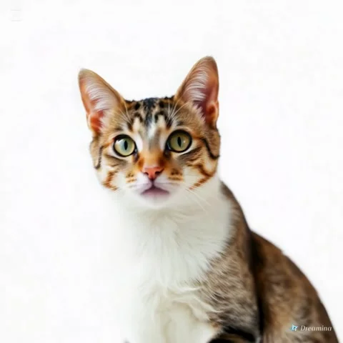 A cat whose hands and head move Stock Footage 310664912