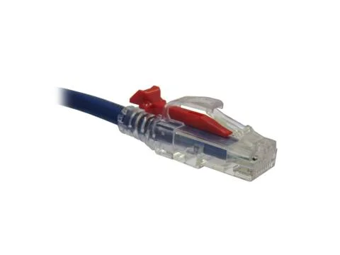 CAT5e CAT6 Locking Patch Lead Stock Photos