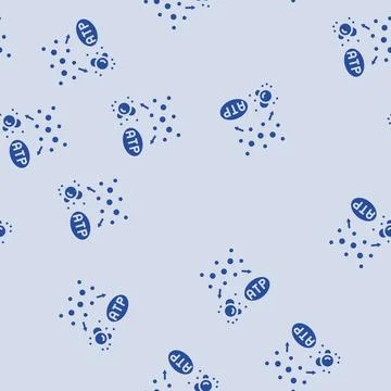 Catabolism biochemistry glyph seamless pattern Illustrazione stock
