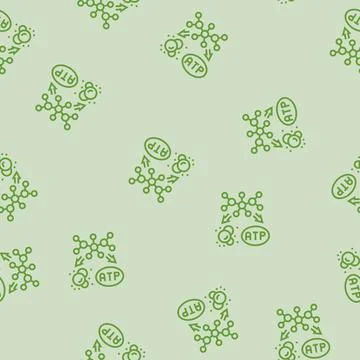 Catabolism biochemistry line seamless pattern 스톡 일러스트