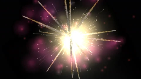 Cataclysm in the cosmos. The explosion of a supernova. Stock Footage 60971862