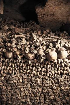 Catacombs of Paris Foto stock