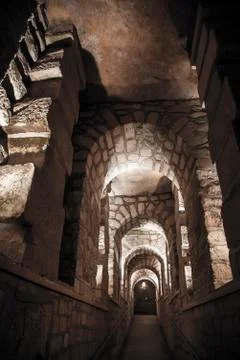 Catacombs of Paris Foto stock
