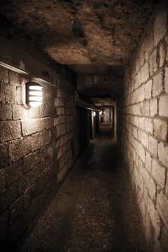 Catacombs of Paris Foto stock
