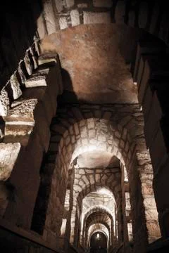 Catacombs of Paris Foto stock
